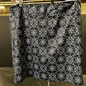 Ekouaer Black/gray modern pattern Golf skort - 2X